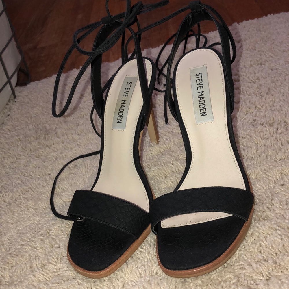 Lace up Steve Madden heels